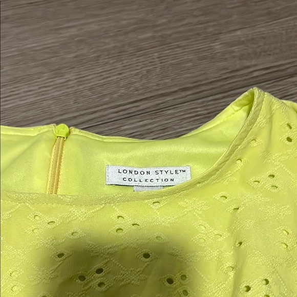 London Style Yellow Midi Dress - Picture 4 of 8